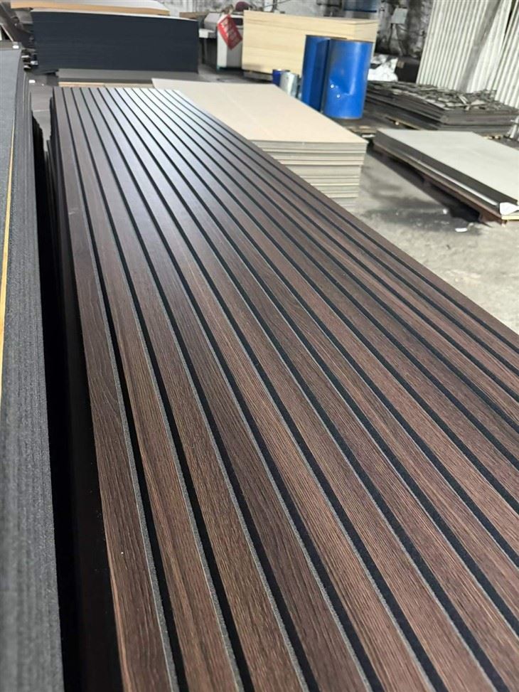 Black Felt Acoustic Slat Panels factory