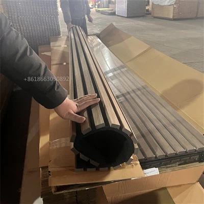 Гнучка акустична дерев’яна стінова панель Стінна панель Дубова шпона - 2400 мм х 600 мм